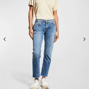 NWT Rag and Bone Dre Low-Rise Slim Boyfriend Ankle Jeans